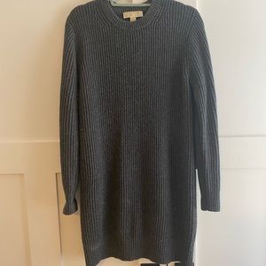 Michael Kors size S sweater dress gray